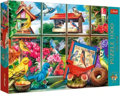 Puzzle Trefl din 1000 piese - Lumea păsărilor