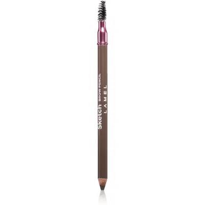 LAMEL Sketch creion pentru sprancene cu pensula culoare 05 1.1 g