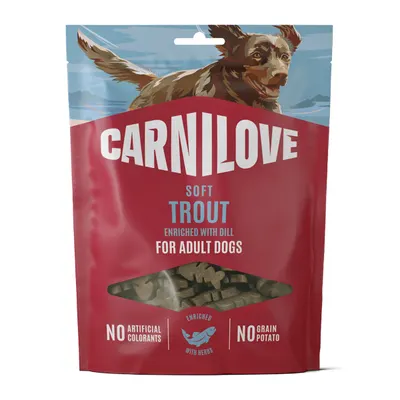 Carnilove Dog Soft Snack Trout & Dill 200 g