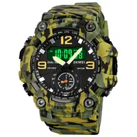 SKMEI 1965 Ceas Sport Bărbați Digital, Multifuncțional, 5ATM Waterproof, Alarmă, Cronometru, Lumină LED, Calendar