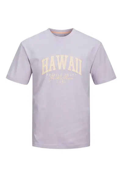 Tricou barbati Jack Jones - 12268441 - Bumbac - Mov - Mov