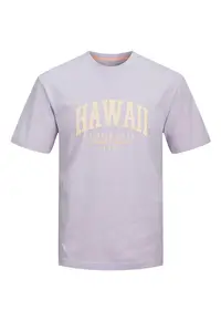 Tricou barbati Jack Jones - 12268441 - Bumbac - Mov - Mov