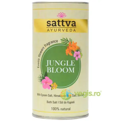 Sare de Baie Relaxanta cu Sare Epsom Jungle Bloom 300gr