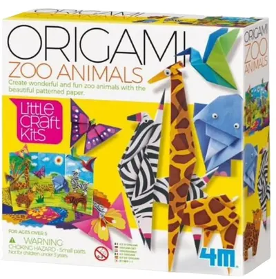 Set creativ 4M - Grădina zoologică origami