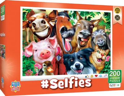 Puzzle Master Pieces din 200 de piese - Barnyard Besties