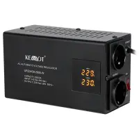 Stabilizator de tensiune automat KEMOT URZ3439, 2000VA/1400 W, 2 x Schuko