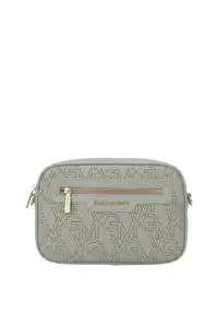 Geanta crossbody din piele ecologica - Verde