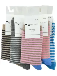 Comfort Sosete Premium 35-38 Cod:046 Diverse culori
