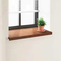vidaXL Prag de fereastră Lemn brun 80 x 50 x 4,5 cm PVC