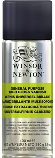 Lac de finisaj pentru artiști Winsor & Newton - Lucios, aerosol, 400 ml