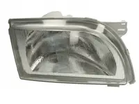 Far fata dreapta (halogen, H4, manual, mecanic, fara motoras, culoare interior: cromat) potrivit FORD TRANSIT, TRANSIT TOURNEO 01.91-09.94