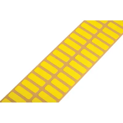 Etichete textile pentru Smart Printer, adeziv permanent, 7 x 20 mm, 3000 bucati pe rola, galben 210-811/000-002