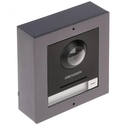 Post videointerfon de exterior pentru blocuri Hikvision DS-KD8003-IME1 (B)SURFACE Low illumination 2 MP HD IR camera , Ethernet