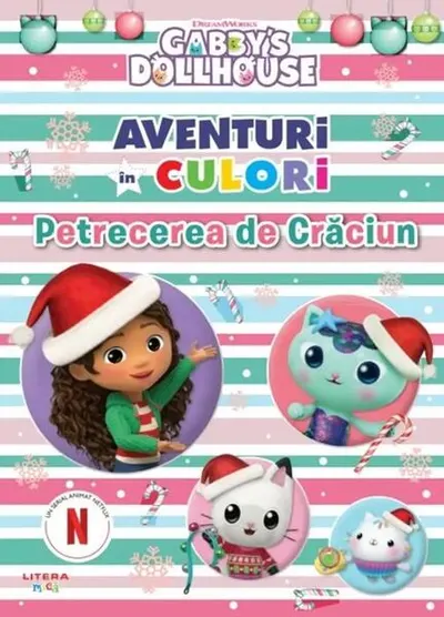 Gabby's Dollhouse. Aventuri în culori. Petrecerea de Crăciun - Paperback - ***