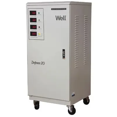 Stabilizator automat de tensiune trifazat cu servomotor 20KVA/ 16KW, Well AVR-SRV/TRI-DFC20KVA-WL