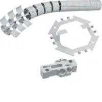 Protecție verticală cablu, flexibilă, 800mm, RAL7021