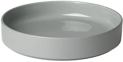 Farfurie adâncă Blomus - Pilar, 20 cm, 680 ml, gri deschis