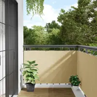 Gossi paravan de balcon, crem, 600x90 cm, pvc