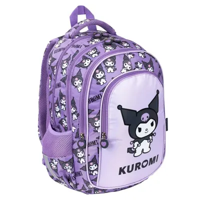 Ghiozdan cu 4 compartimente, St Majewski, Kuromi Violet, 40 cm