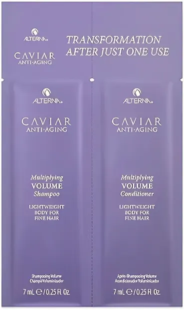 Alterna Caviar Multiplying Volume Set - Șampon și Balsam de volum, 2 х 7 ml