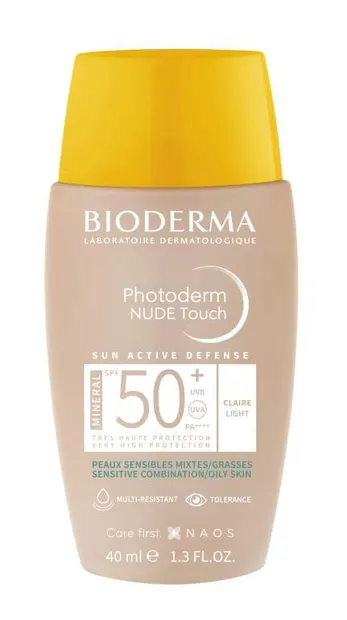 Fluid Nude Touch deschis cu SPF50+ Photoderm, 40ml, Bioderma