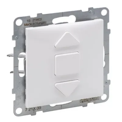 Intrerupator storuri, 6A, alb