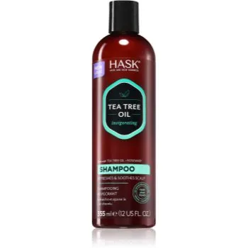 HASK Tea Tree Oil & Rosemary sampon revigorant pentru un scalp uscat, atenueaza senzatia de mancarime