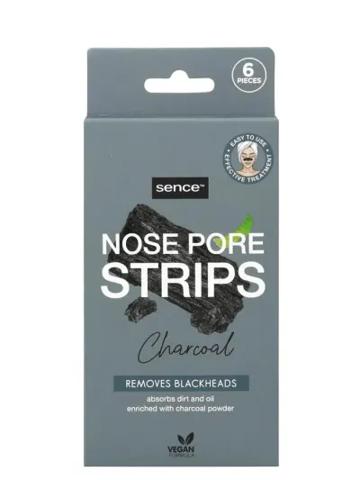 Sence Beauty Benzi pentru indepartarea punctelor negre de pe nas 6 buc