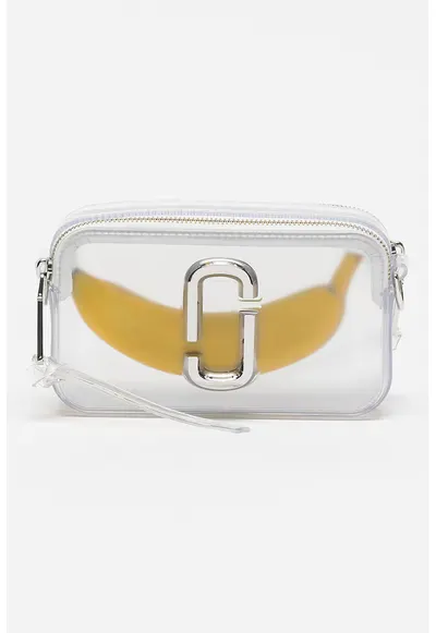 Geanta crossbody The Jelly Snapshot - Albastru glaciar