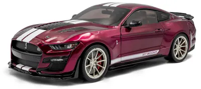 Model de colecție SOLIDO Contemporary: Automobile - Ford Mustang Shelby GT500KR, Purple Metallic, 2023