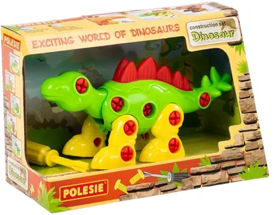 Constructor pentru copii Polesie Toys - Dinozaur Stegosaurus