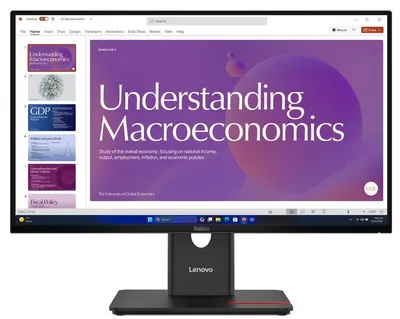 Monitor Lenovo - ThinkVision T24D-40, 24'', FHD, IPS, 120Hz, Anti-glare