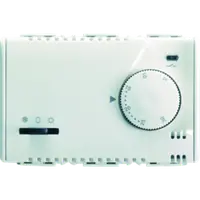 Termostat Crono With Knob Adjustment - 230v Ac 50/60hz - 3 Modules - System White