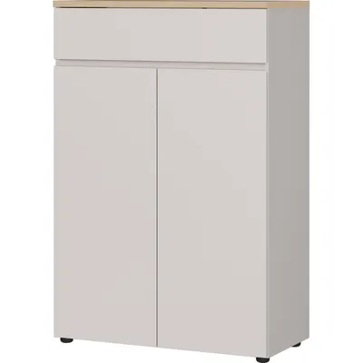 Comodă crem cu aspect mat 80x120x40 cm Lissabon – Germania