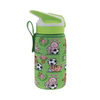 Recipient din Tritan - Summit Cap - Neoprene Cover - Green, 450 ml