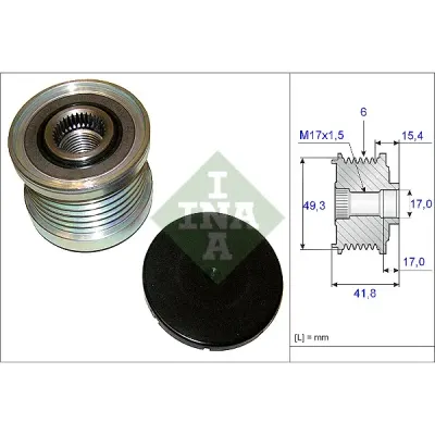 Sistem roata libera, generator INA 535 0193 10