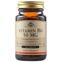 Vitamina B6 50mg, 100 tablete, Solgar