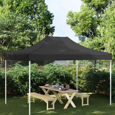 vidaXL Acoperiș pentru cort de petrecere, negru, 4,5 x 3 m, 270 g/m²