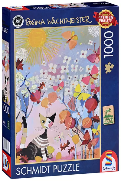 Puzzle Schmidt din 1000 piese - Pisicuță cu dungi