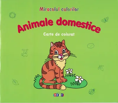 Animale domestice. Carte de colorat - Paperback - Victoria Raţă