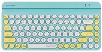 Tastatură A4Tech - FStyler FBK30, wireless, QuietKey, verde avocado
