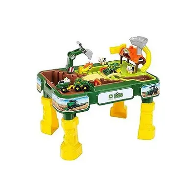 Masuta de joaca cu apa si nisip 2 in 1 - Ferma John Deere
