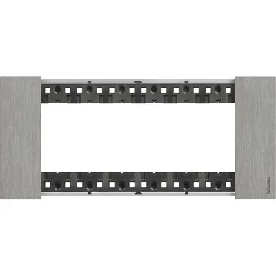 Rama ornament 6 module Bticino Living Now KA4806ZG, otel
