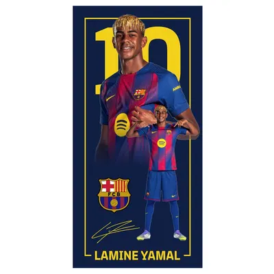 Prosoapă de jucător FC Barcelona – Lamine Yamal 2025/2026