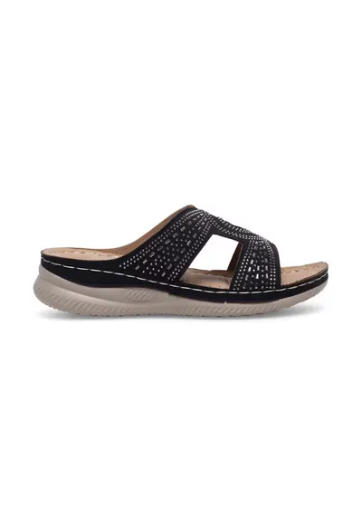 Slapi dama - 590559 - Sintetic - Negru -