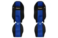 Set huse scaun textil camion compatibile cu Mercedes Actros MP 2 (01.2003-12.2006), Albastru