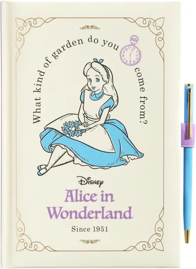 Set agendă cu pix Erik Disney: Alice in Wonderland - Alice in Wonderland, format A5