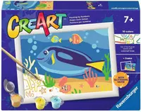 Set de pictură pe numere Ravensburger CreArt - Pește albastru