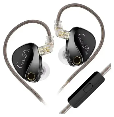 Căști cu microfon KZ – Castor Pro Bass Up Edition, gri