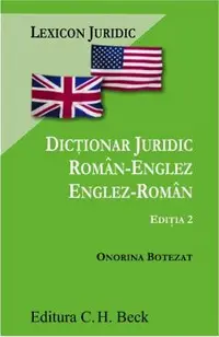 Dictionar Juridic Roman-Englez, Englez-Roman ed.2